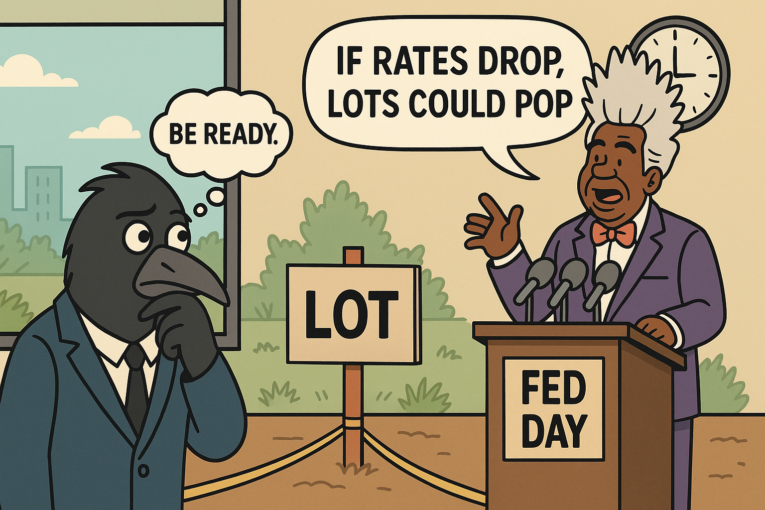 If Rates Drop, Lots Could Pop